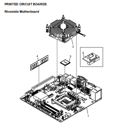 أجزاء احتياطية من أجهزة ATM NCR Motherboard 445-0750199 motherboard، INTEL ATOM D2550، MINI-ITX، "LANIER II" - TOP LEVE