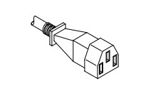 أجزاء الآلة الآلية 009-0025174 كابل IEC Plug، 10 AMP، 2500MM