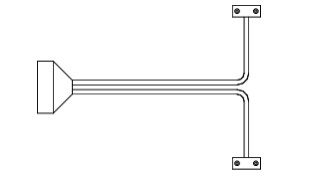 أجزاء احتياطية من أجهزة الصراف الآلي (NCR Door Switch Harness (RAL) 445-0599848