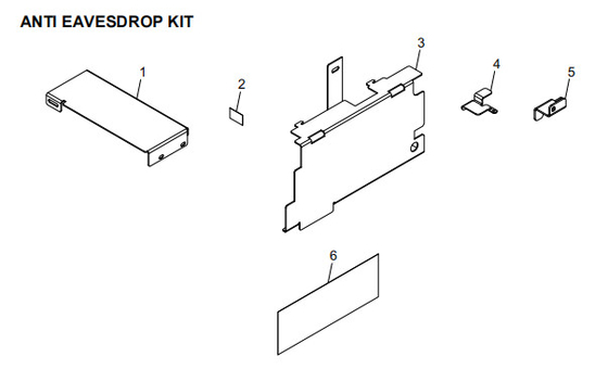 أجزاء احتياطية من أجهزة الصراف الآلي NCRANTI EAVESDROP KIT