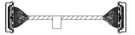 قطع الغيار 445-0775483 الكابل - EDP ، 620MM ، قابل للإرجاع