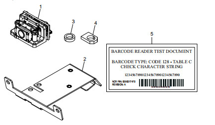 قطع الغيار من أجهزة الصراف الآلي 009-0023539 وحدة قراءة الباركود 2D USB (UBAR)