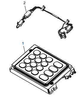 أجزاء احتياطية من أجهزة الصراف الآلي NCR CHINA EPP keyboard