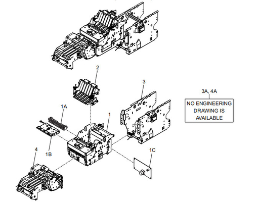 أجزاء احتياطية أجهزة الصراف الآلي STIRLING 1ST RECEIPT PRINTER (STANDARD)
