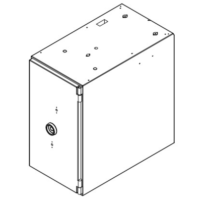 أجزاء احتياطية أجهزة الصراف الآلي CEN 3 ENCLOSURE 445-0761012 6623/27 CEN 3 غاز EX A2P A3E ENCLOSURE R/A مطلية