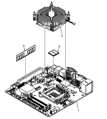 أجزاء آلة أجهزة الصراف الآلي (Riverside Motherboard)