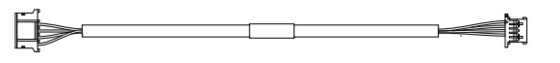 أجزاء الآلة الآلية 445-0743832 LVDS قوة السلاح، 1200MM