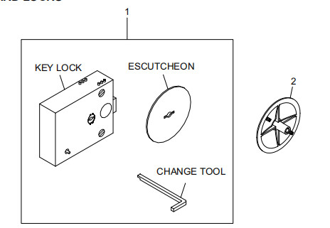 أجزاء أجهزة الصراف الآلي STANDARD LOCKS 009-0022660 445-0744803
