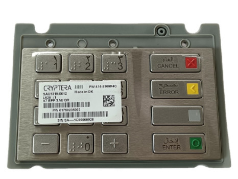أجزاء أجهزة الصراف الآلي Wincor EPP V7 EPP SAU BR V7 Keyboard 01750235003 1750235003