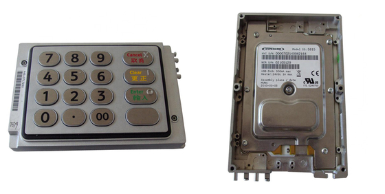 أجزاء ماكينة الصراف الآلي لوحة المفاتيح NCR 6622 6625 EPP Keyboard 4450717253 445-0717253