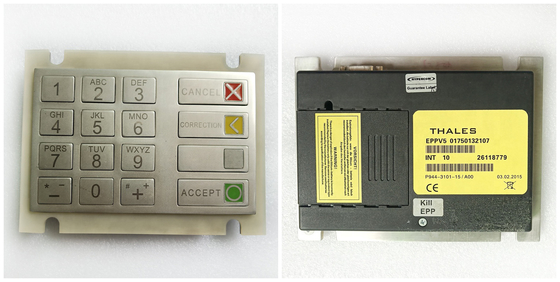أجزاء ماكينة الصراف الآلي Wincor 2050XE Keyboard V5 EPP 01750132107 1750132107