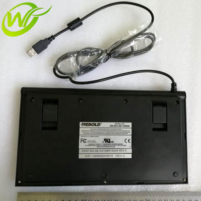 49201381000A قطع غيار ماكينات الصراف الآلي Diebold Maintenance Keyboard USB 49-201381-000A
